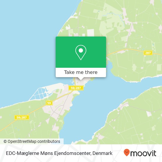 EDC-Mæglerne Møns Ejendomscenter map