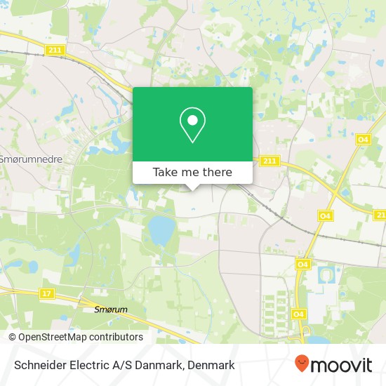 Schneider Electric A/S Danmark map