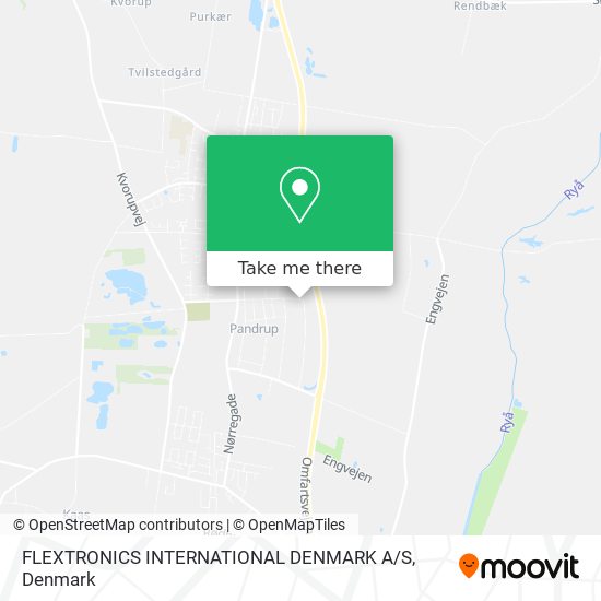 FLEXTRONICS INTERNATIONAL DENMARK A / S map