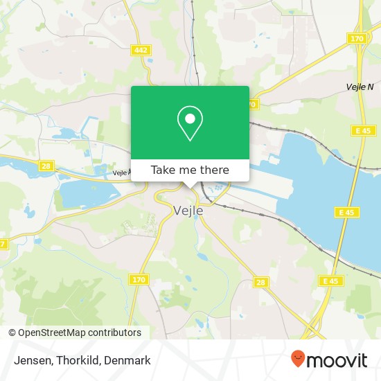 Jensen, Thorkild map