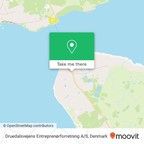 Druedalsvejens Entreprenørforretning A / S map