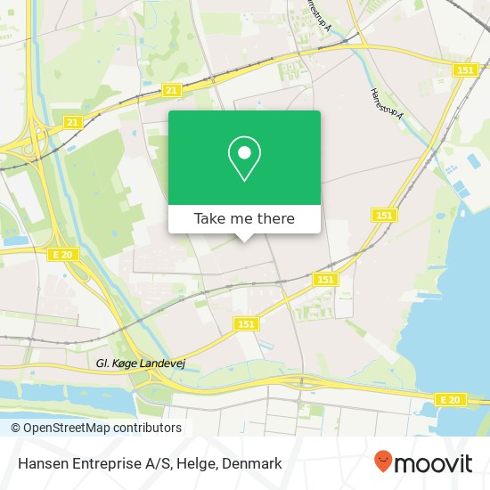 Hansen Entreprise A/S, Helge map