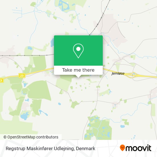 Regstrup Maskinfører Udlejning map