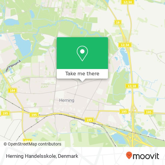 Herning Handelsskole map