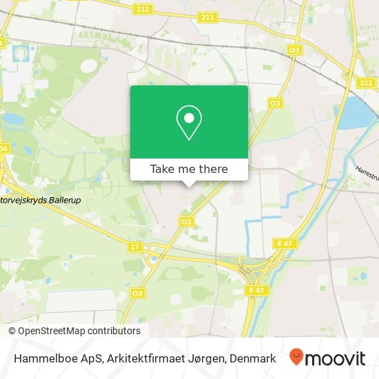 Hammelboe ApS, Arkitektfirmaet Jørgen map