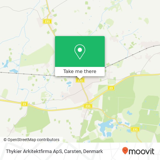 Thykier Arkitektfirma ApS, Carsten map