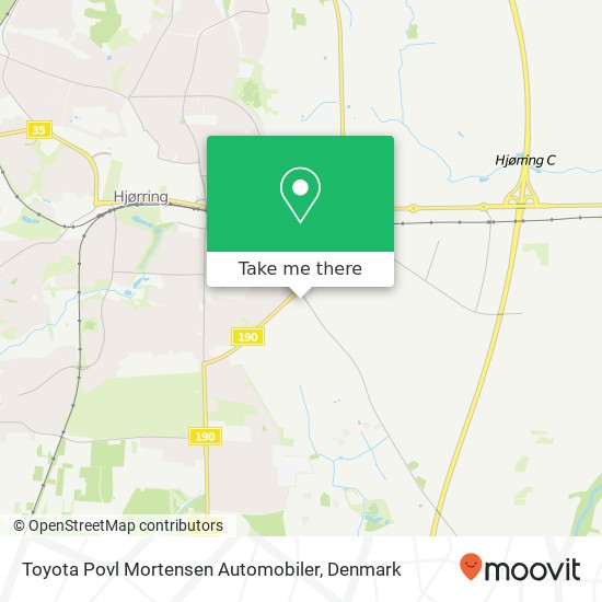 Toyota Povl Mortensen Automobiler map