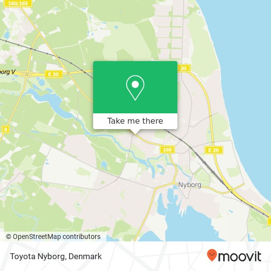 Toyota Nyborg map