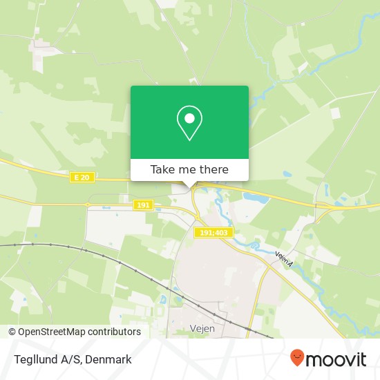 Tegllund A/S map