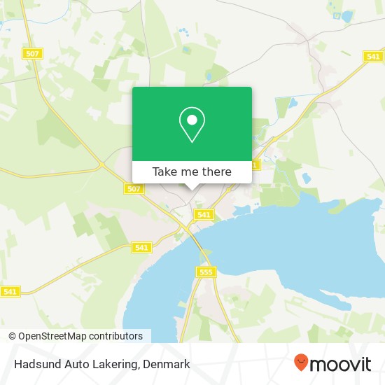 Hadsund Auto Lakering map