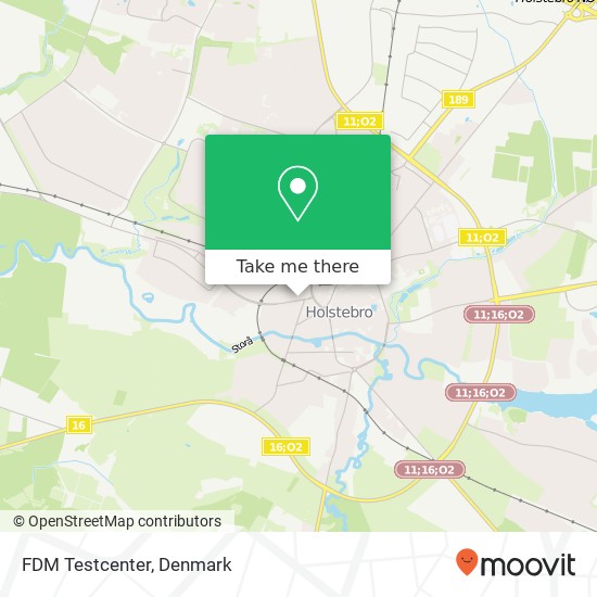 FDM Testcenter map