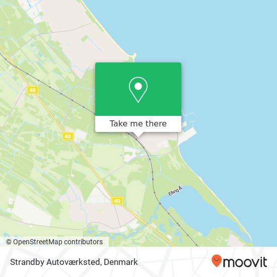 Strandby Autoværksted map