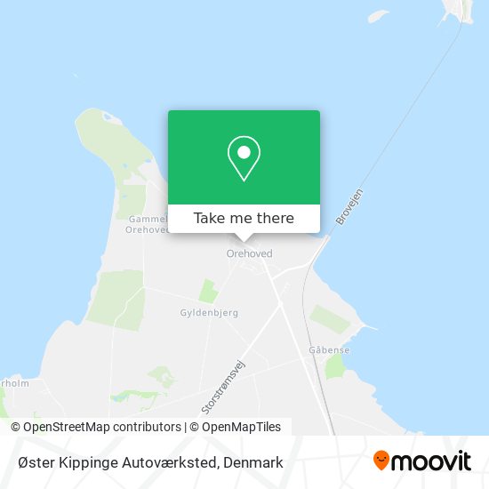 Øster Kippinge Autoværksted map