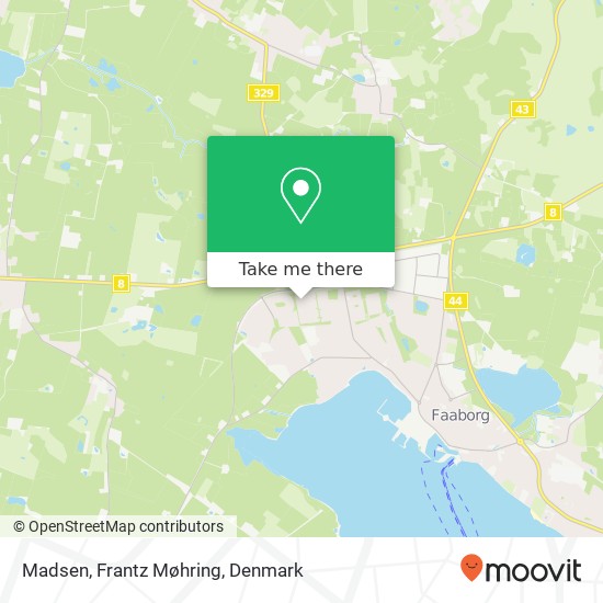 Madsen, Frantz Møhring map