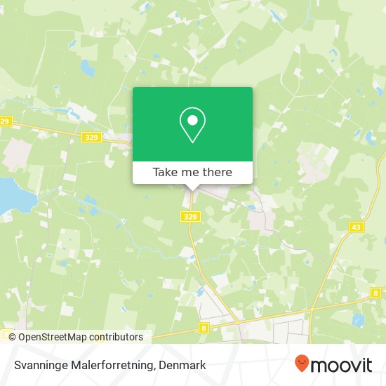 Svanninge Malerforretning map