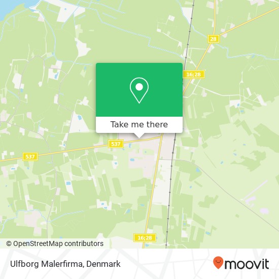 Ulfborg Malerfirma map