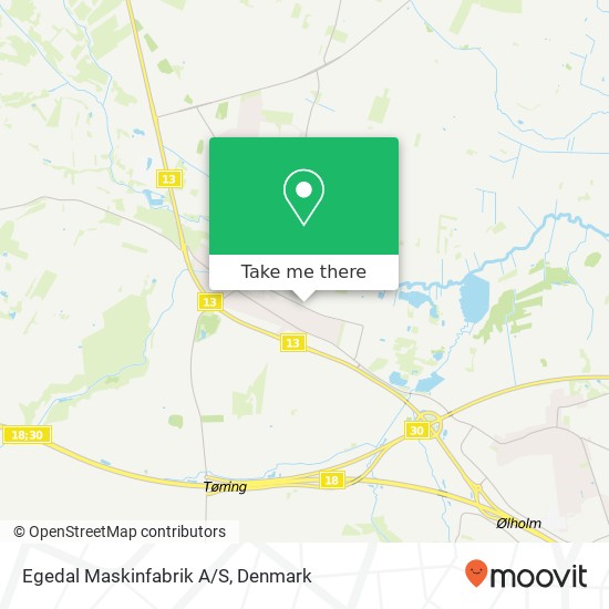 Egedal Maskinfabrik A/S map