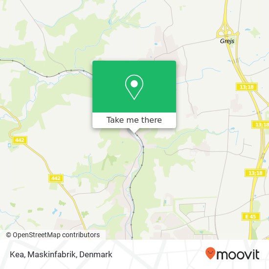 Kea, Maskinfabrik map
