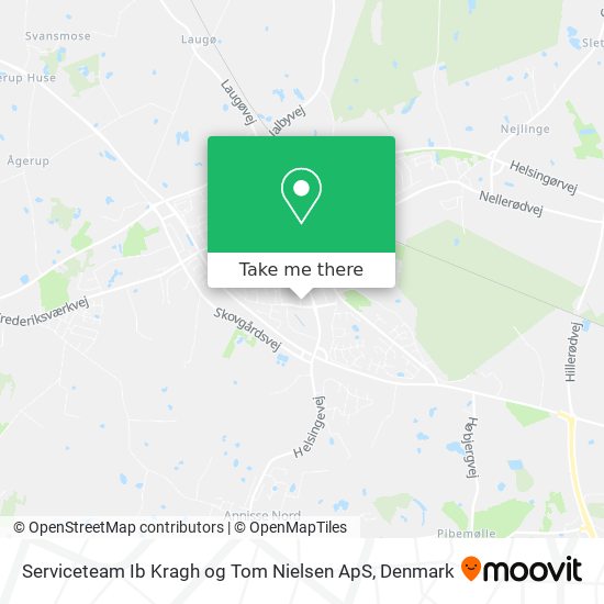 Serviceteam Ib Kragh og Tom Nielsen ApS map