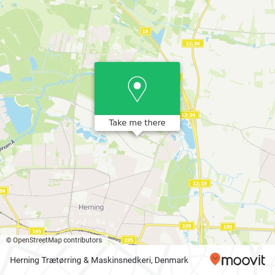 Herning Trætørring & Maskinsnedkeri map