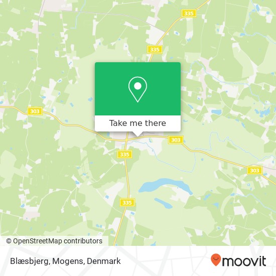 Blæsbjerg, Mogens map