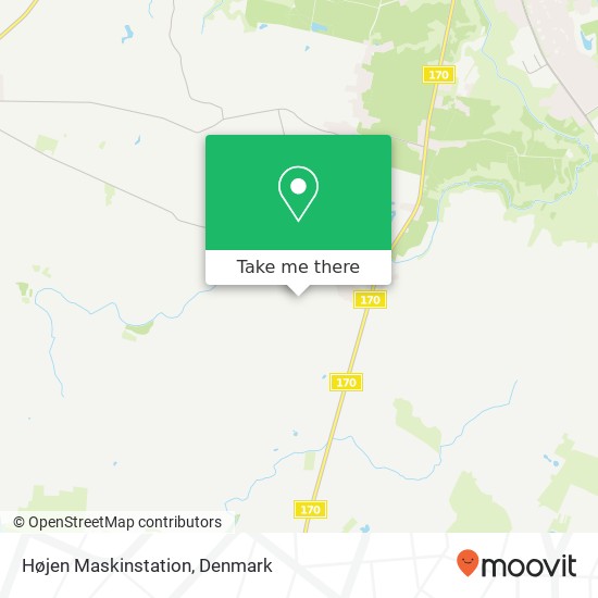 Højen Maskinstation map