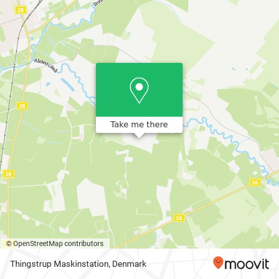Thingstrup Maskinstation map