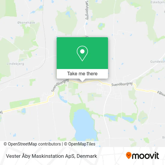 Vester Åby Maskinstation ApS map