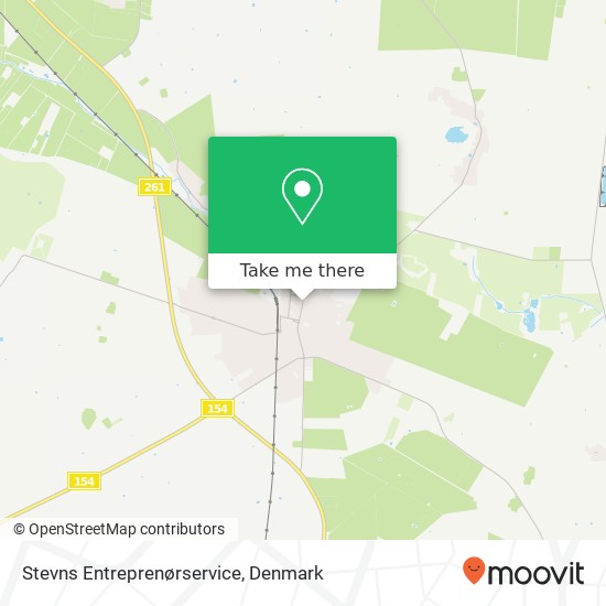Stevns Entreprenørservice map