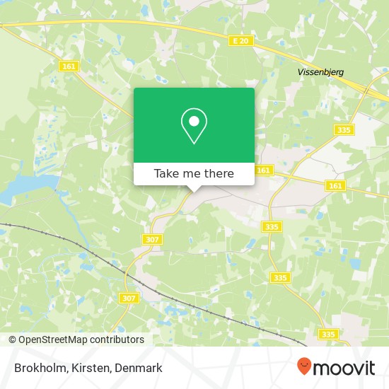 Brokholm, Kirsten map