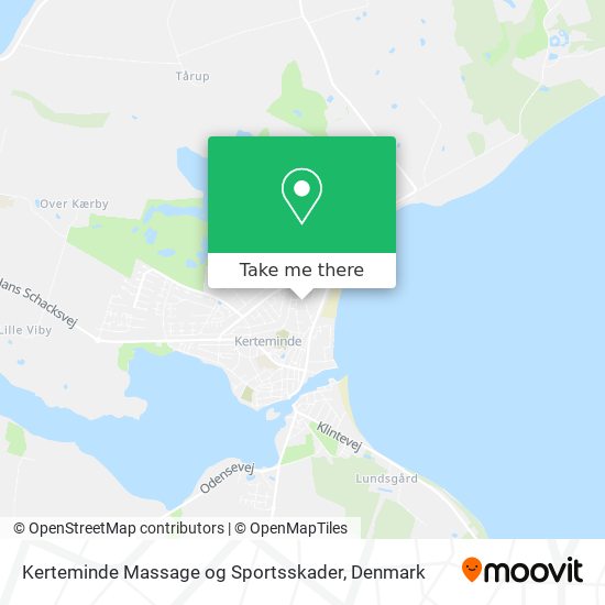 Kerteminde Massage og Sportsskader map