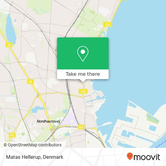 Matas Hellerup map