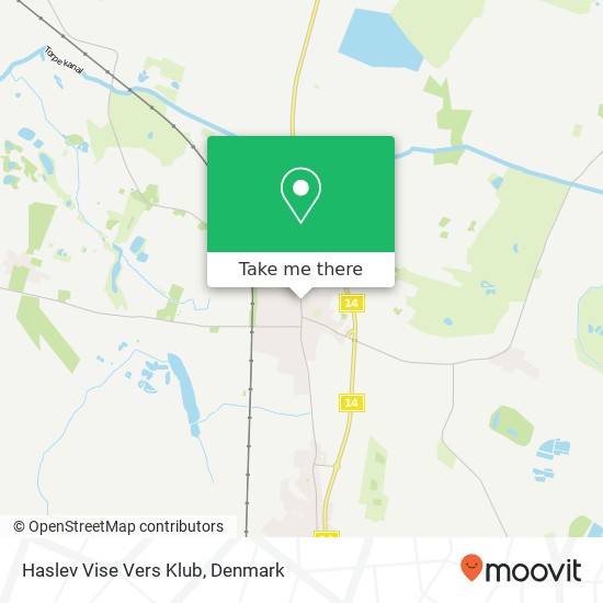 Haslev Vise Vers Klub map