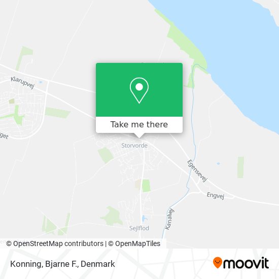 Konning, Bjarne F. map