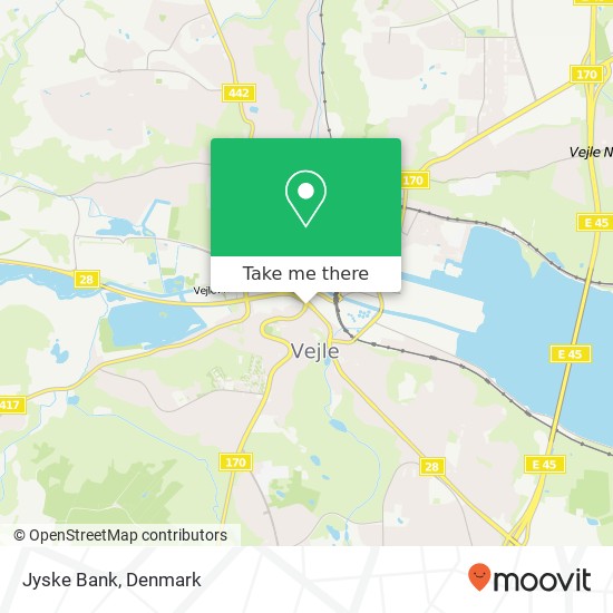 Jyske Bank map