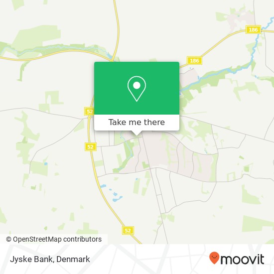 Jyske Bank map