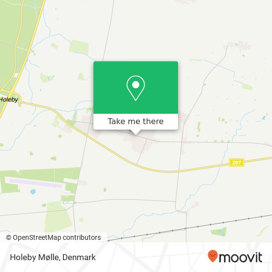 Holeby Mølle map