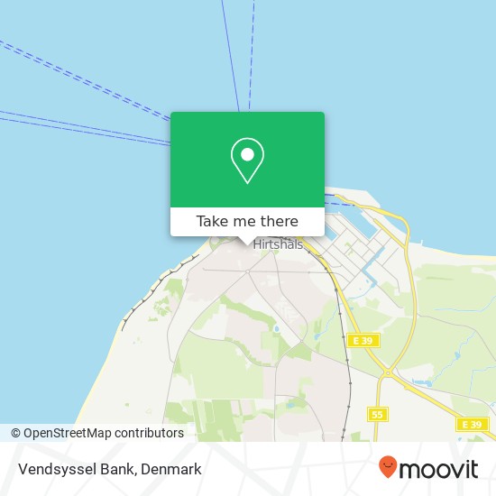 Vendsyssel Bank map