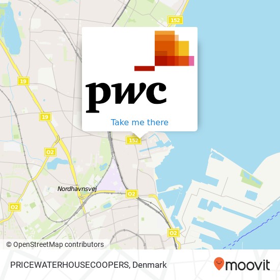 PRICEWATERHOUSECOOPERS map