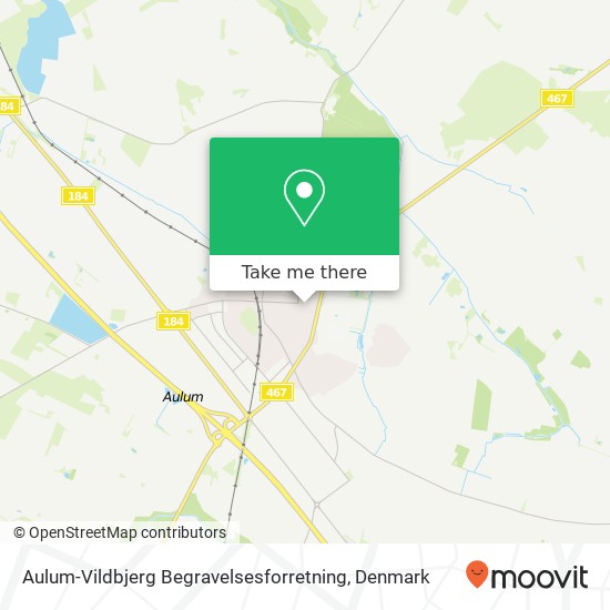 Aulum-Vildbjerg Begravelsesforretning map