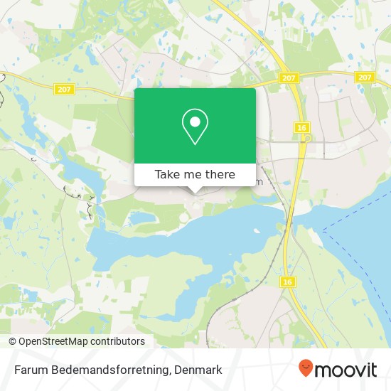 Farum Bedemandsforretning map