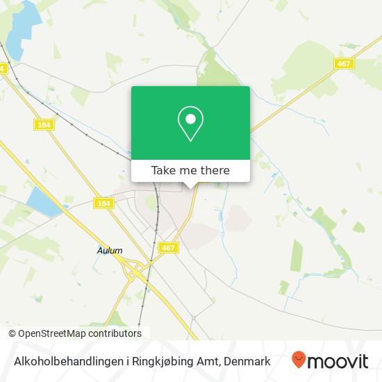 Alkoholbehandlingen i Ringkjøbing Amt map