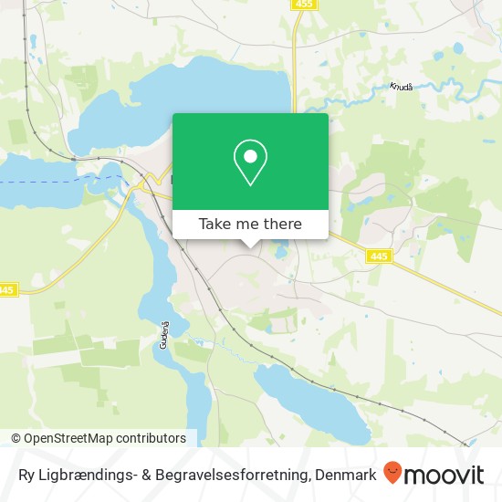 Ry Ligbrændings- & Begravelsesforretning map