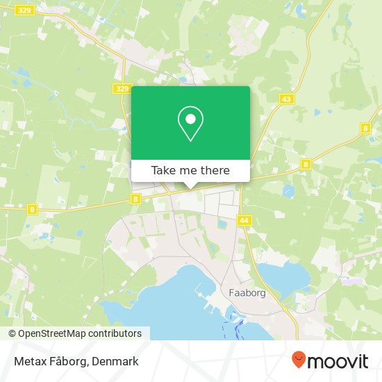 Metax Fåborg map