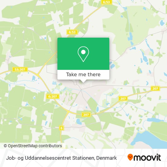 Job- og Uddannelsescentret Stationen map