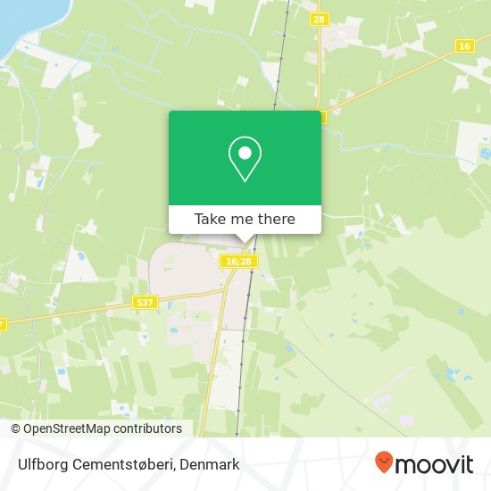 Ulfborg Cementstøberi map