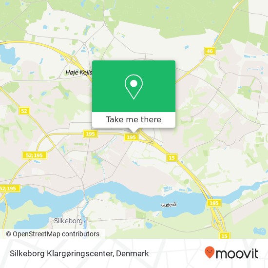 Silkeborg Klargøringscenter map