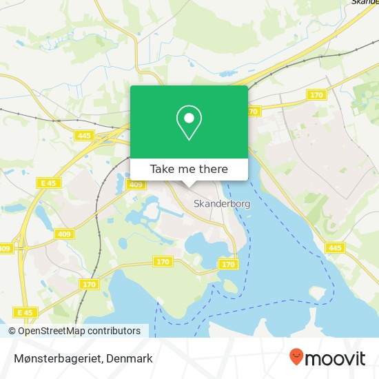 Mønsterbageriet map