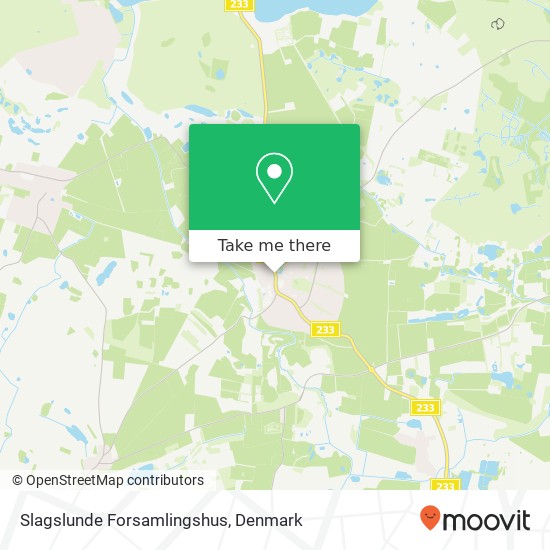 Slagslunde Forsamlingshus map