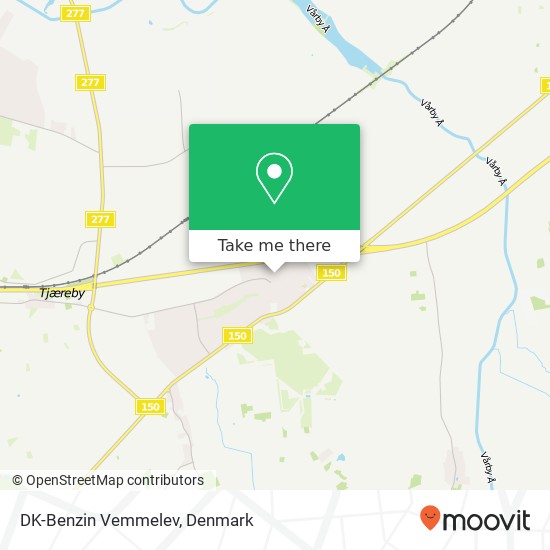 DK-Benzin Vemmelev map